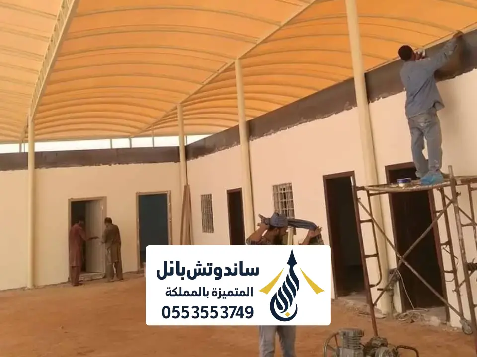 مظلات ساحات للمدارس بالرياض