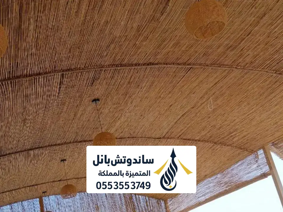 تصاميم مظلات بامبو أفريقي الرياض