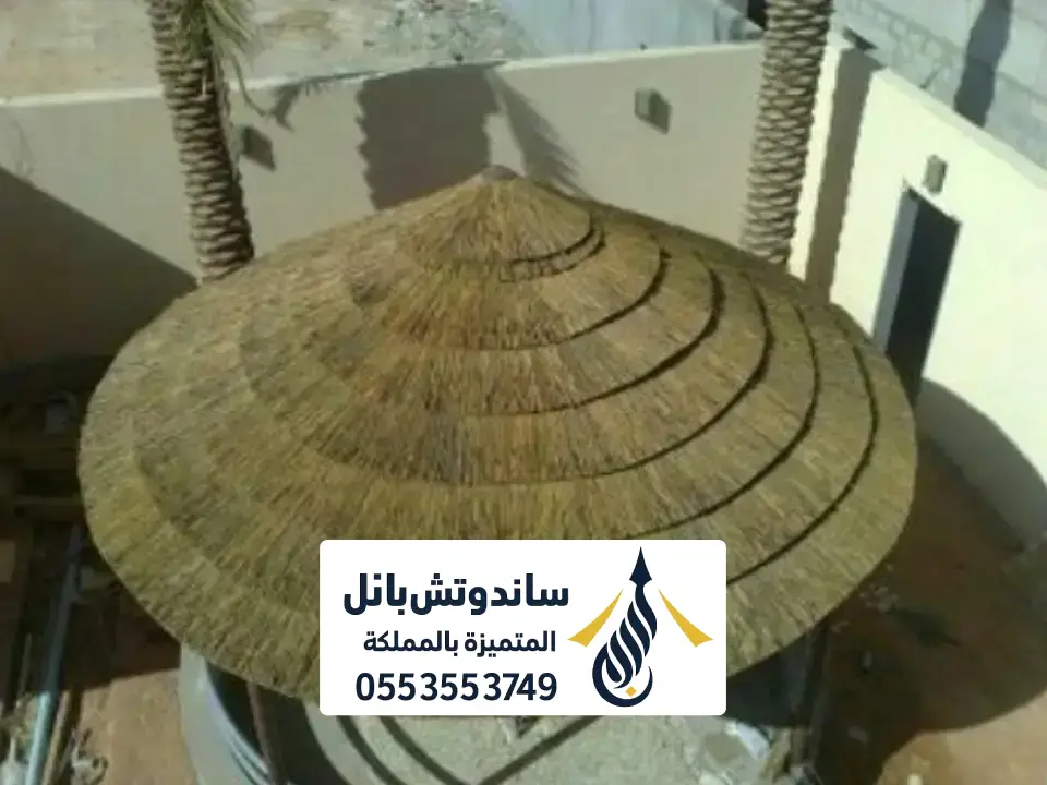 تركيب مظلات بامبو أفريقي الرياض