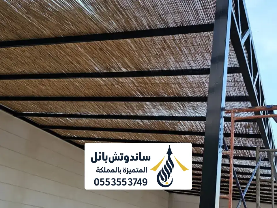 سقف مظلة خيزران الرياض
